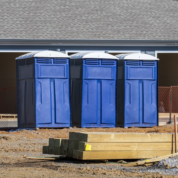 are there any restrictions on what items can be disposed of in the porta potties in Cannonsburg